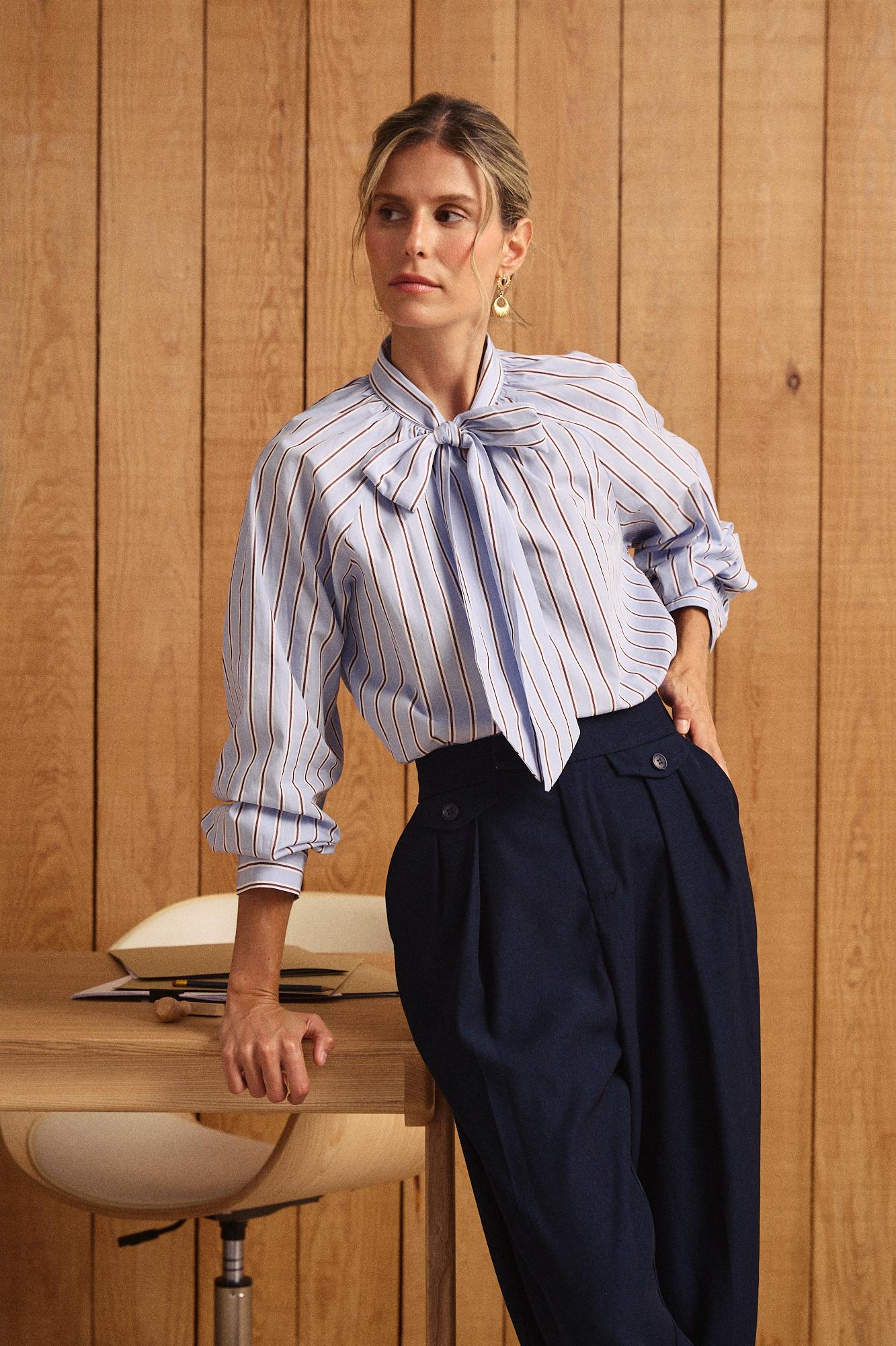 Giomar Striped Knot Shirt