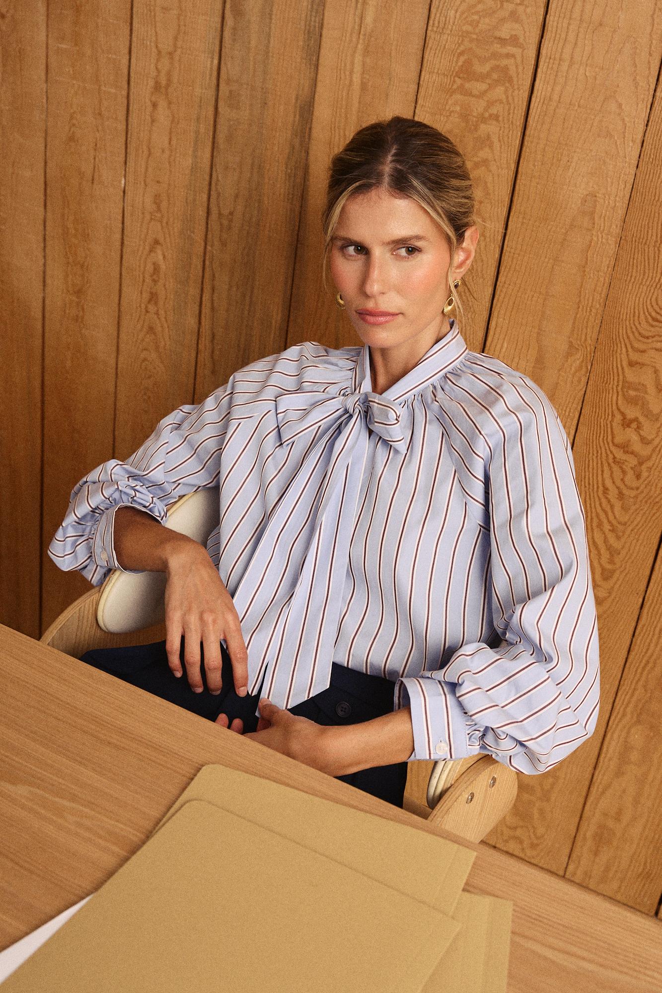 Giomar Striped Knot Shirt