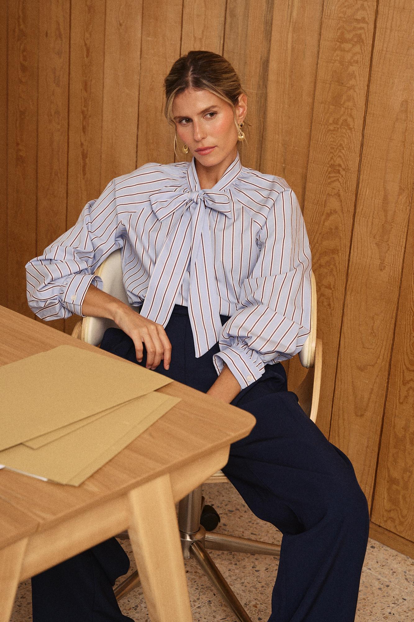 Giomar Striped Knot Shirt