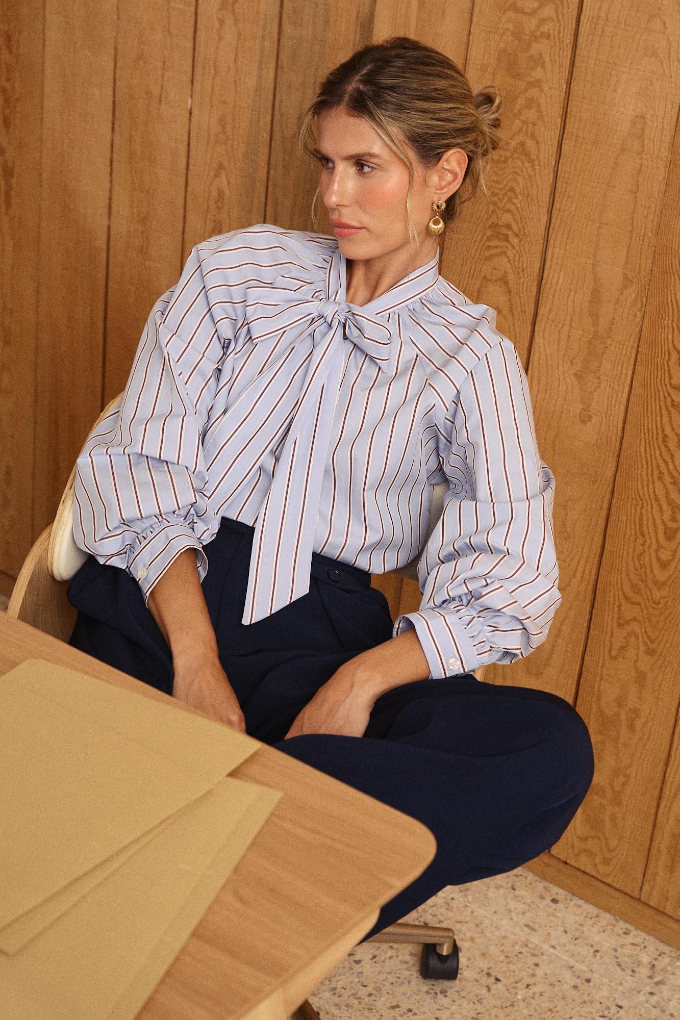 Giomar Striped Knot Shirt