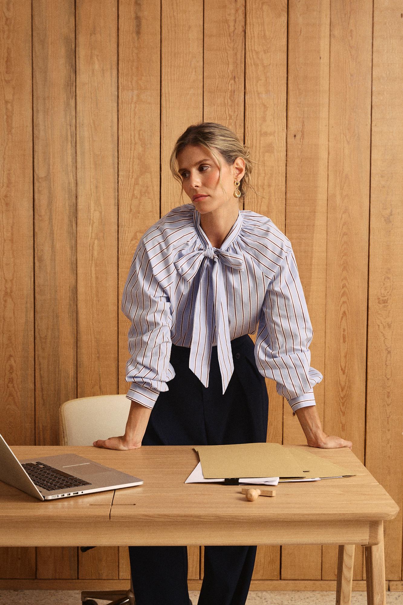 Giomar Striped Knot Shirt