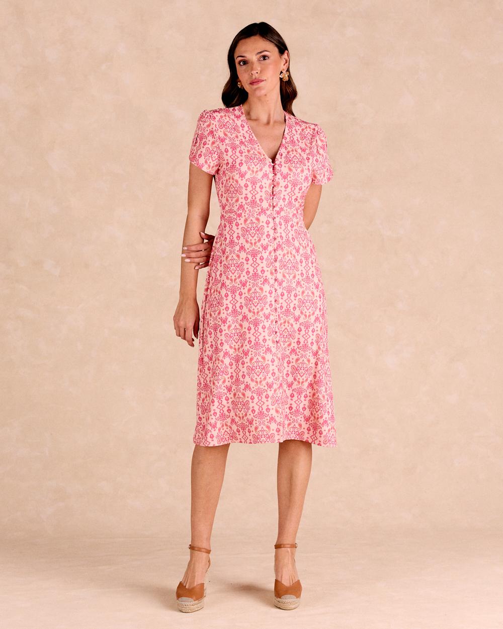 Damasco Flowers Dress