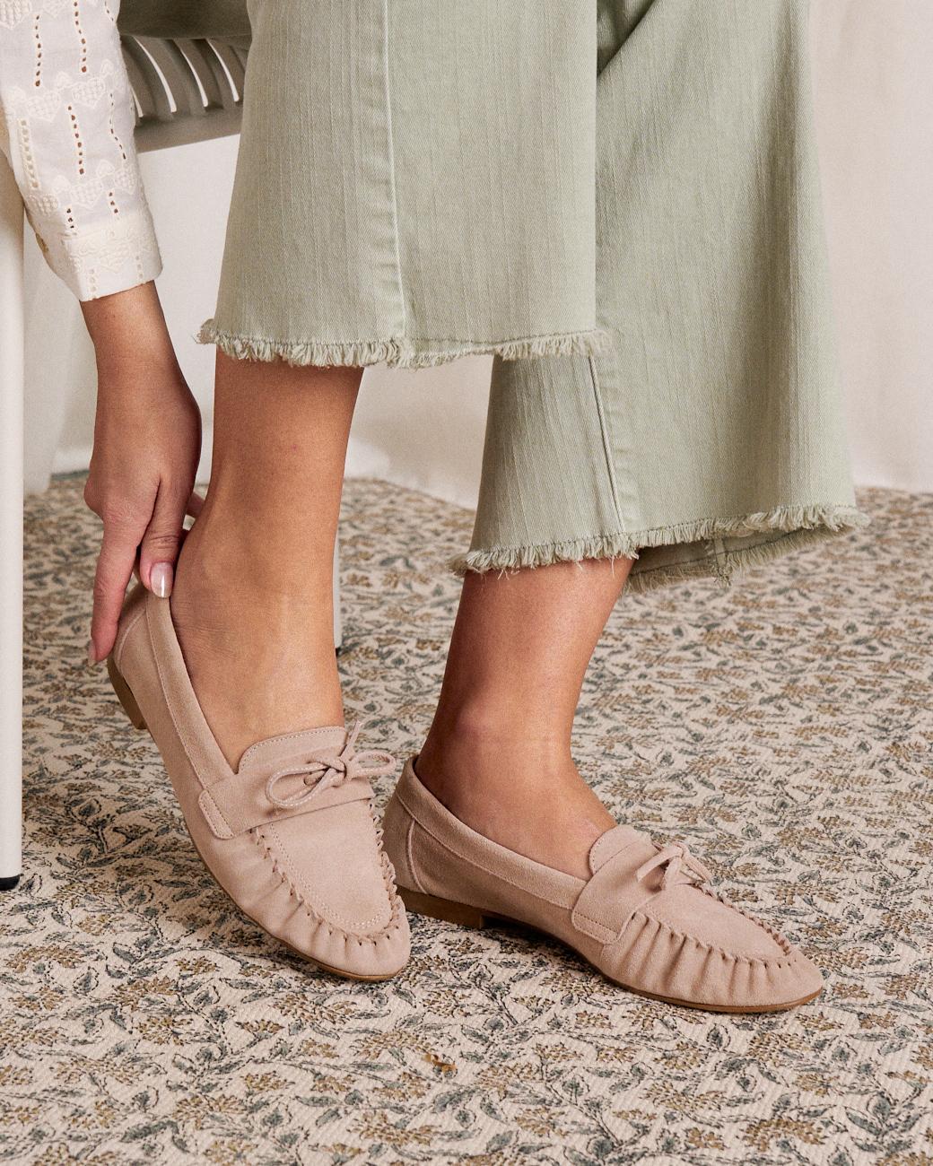 Bruna Beige Loafers