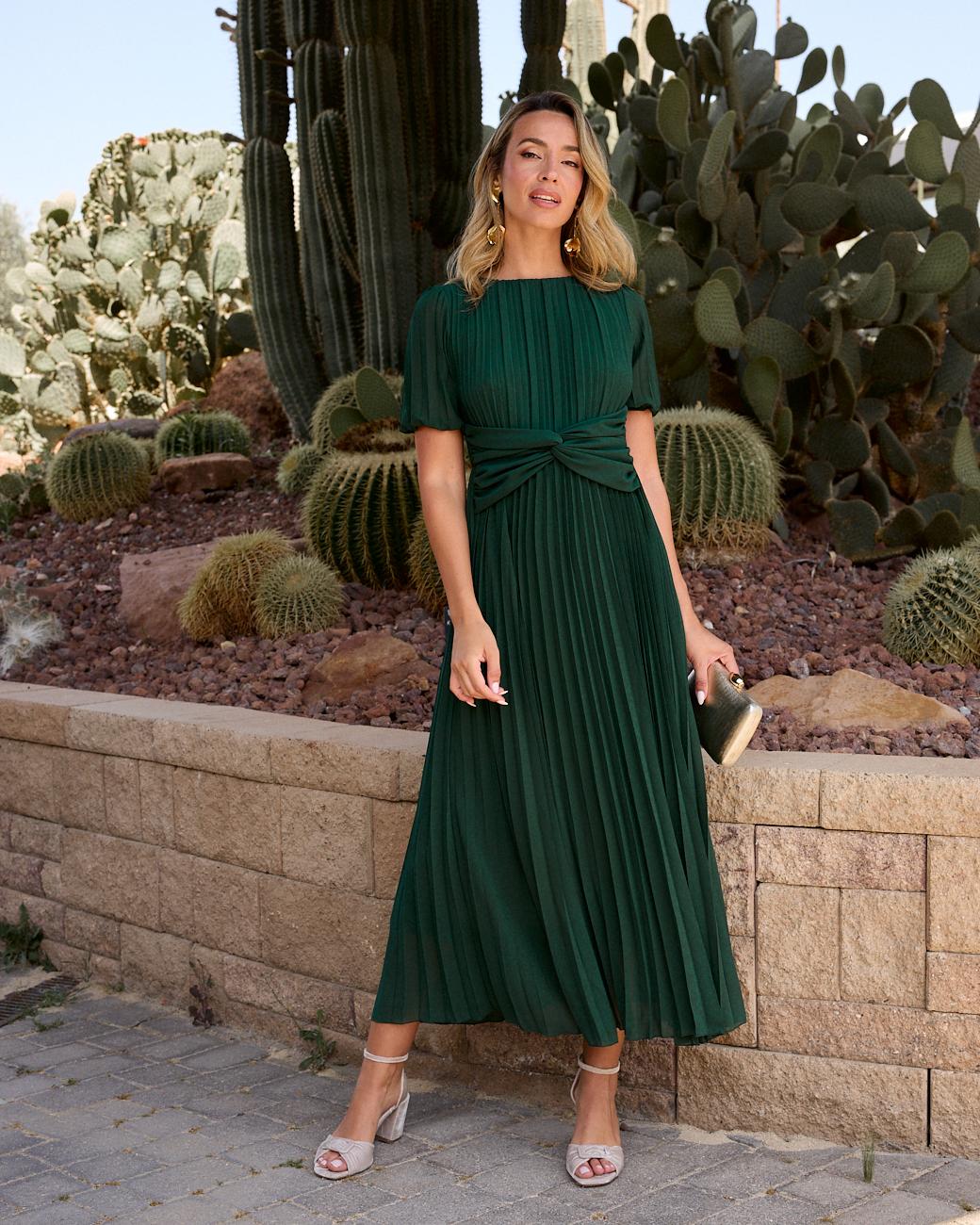 Eulalia Pleated Dress