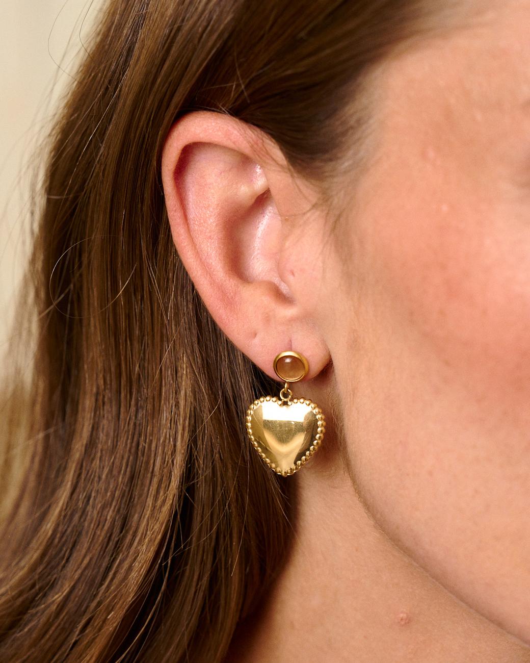 Jess Heart Earrings