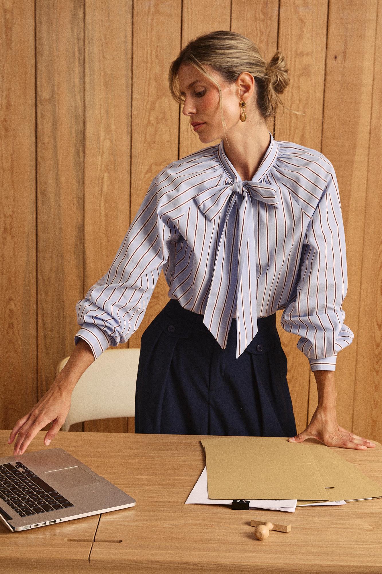 Giomar Striped Knot Shirt