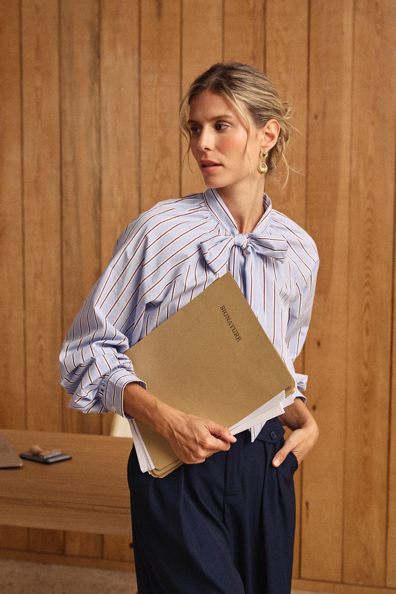 Giomar Striped Knot Shirt