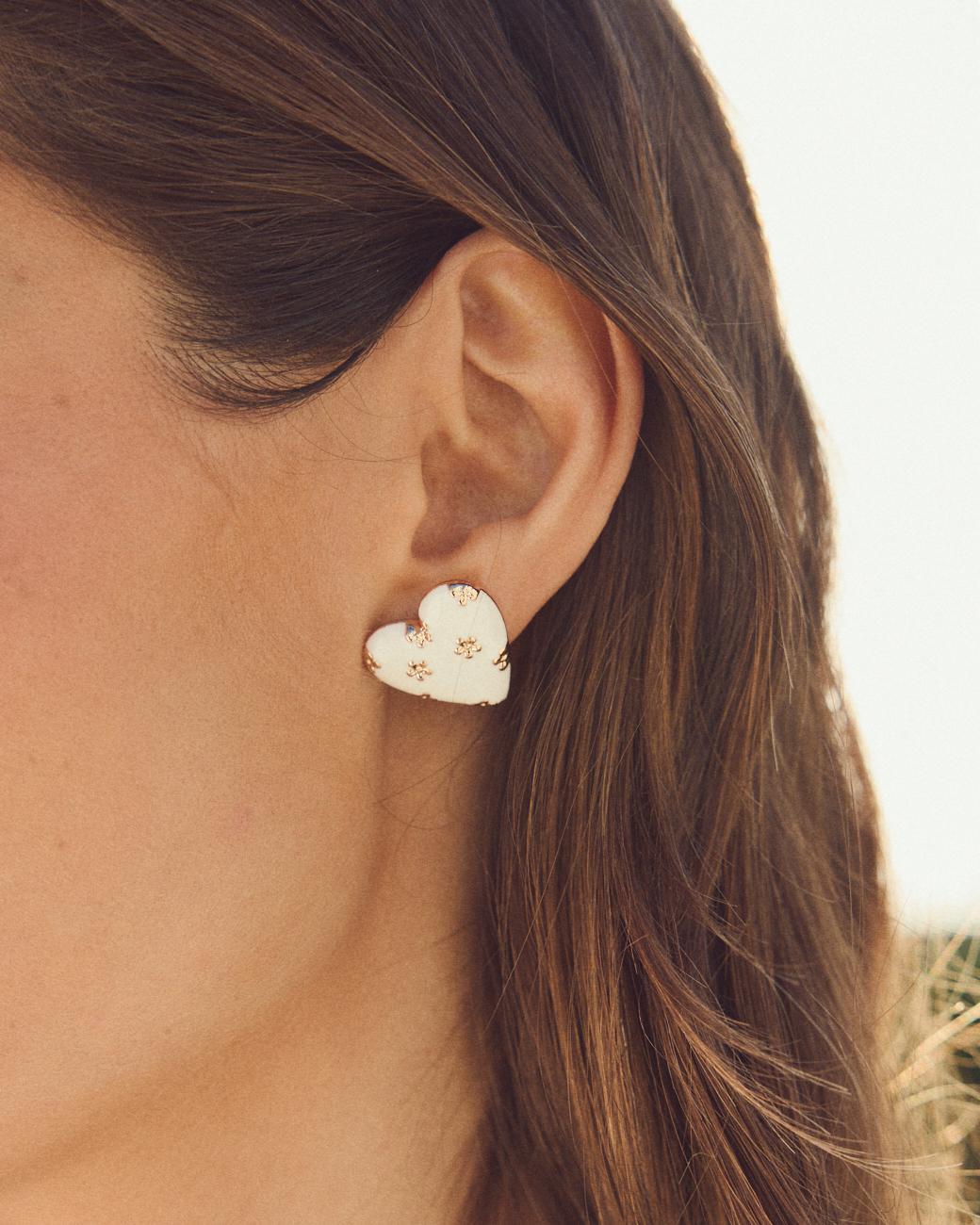 Bianca Heart Earring