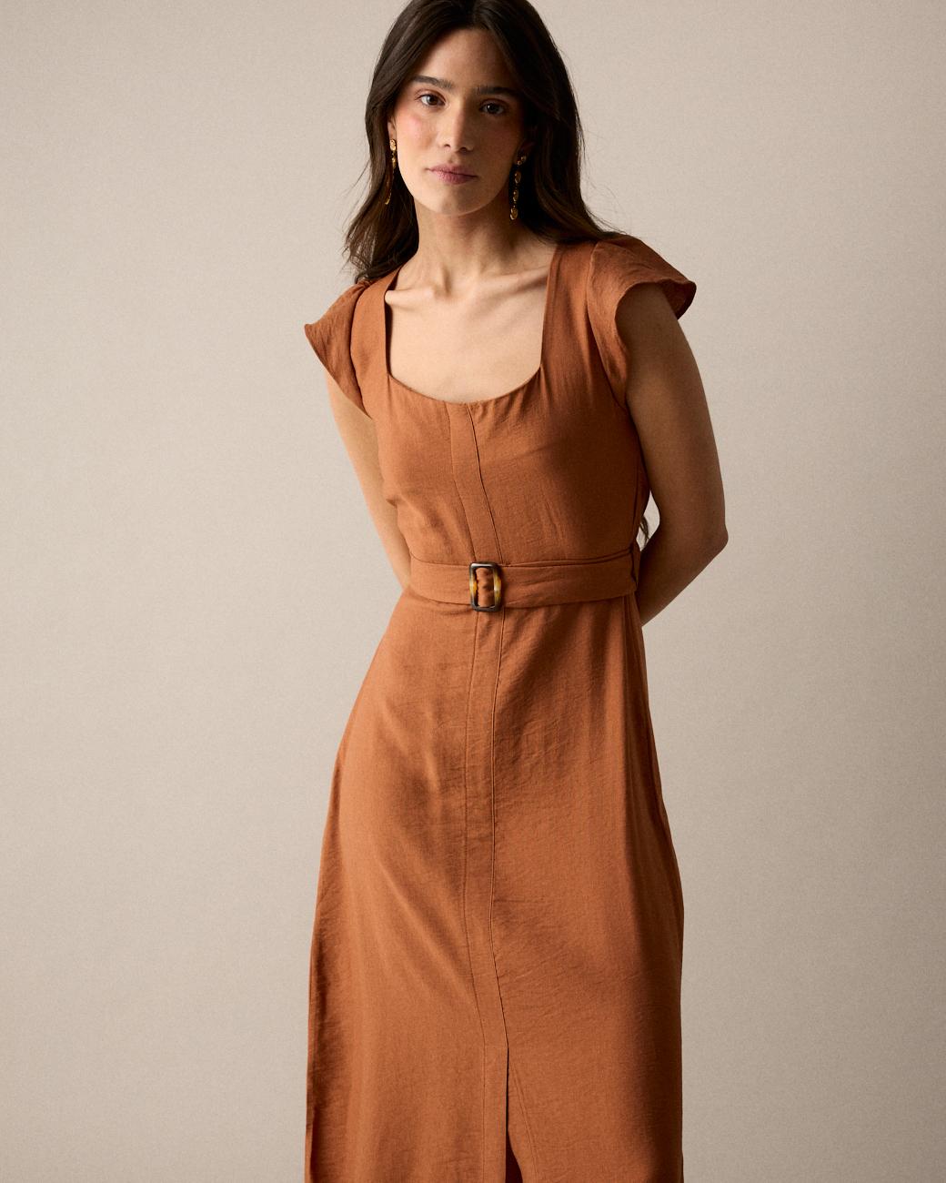 Lola Brown Dress