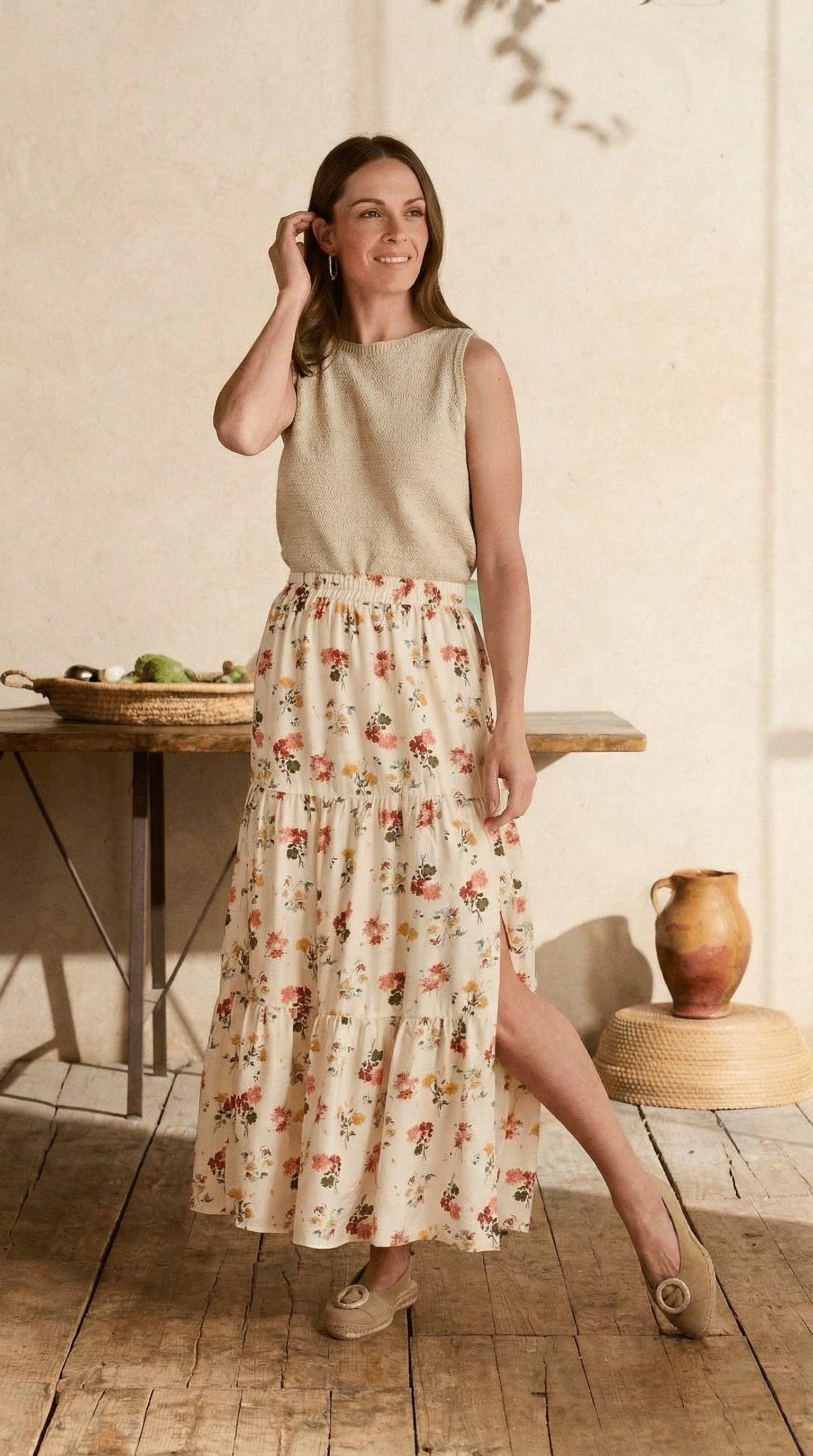 Nadia Floral Skirt