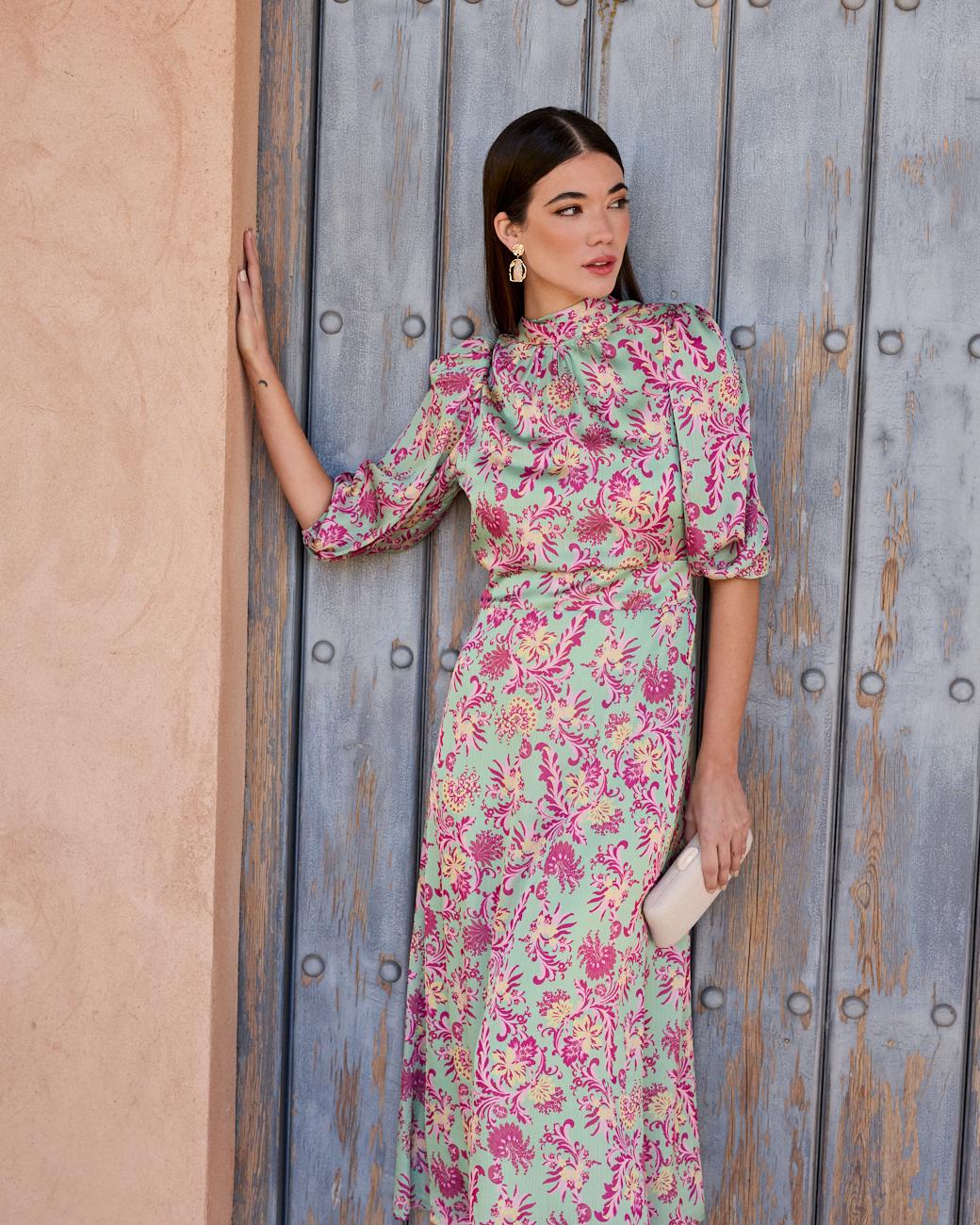 Eliana Print Dress