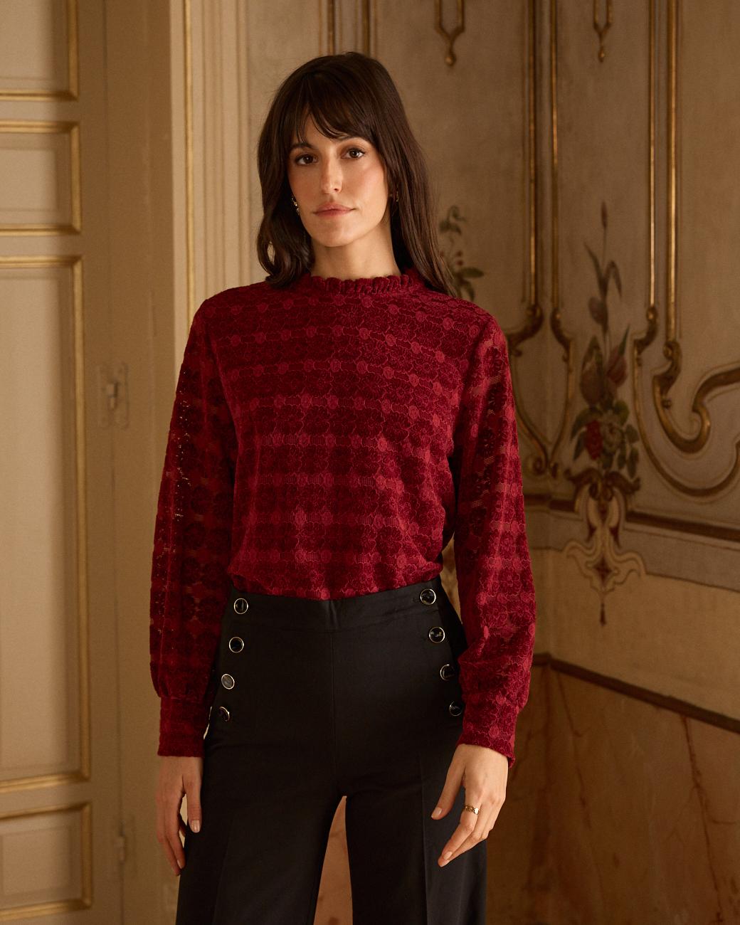 Allie Velvet Top