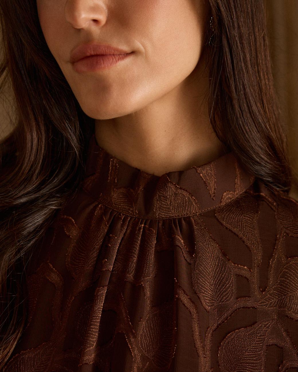 Marian High Neck Dress