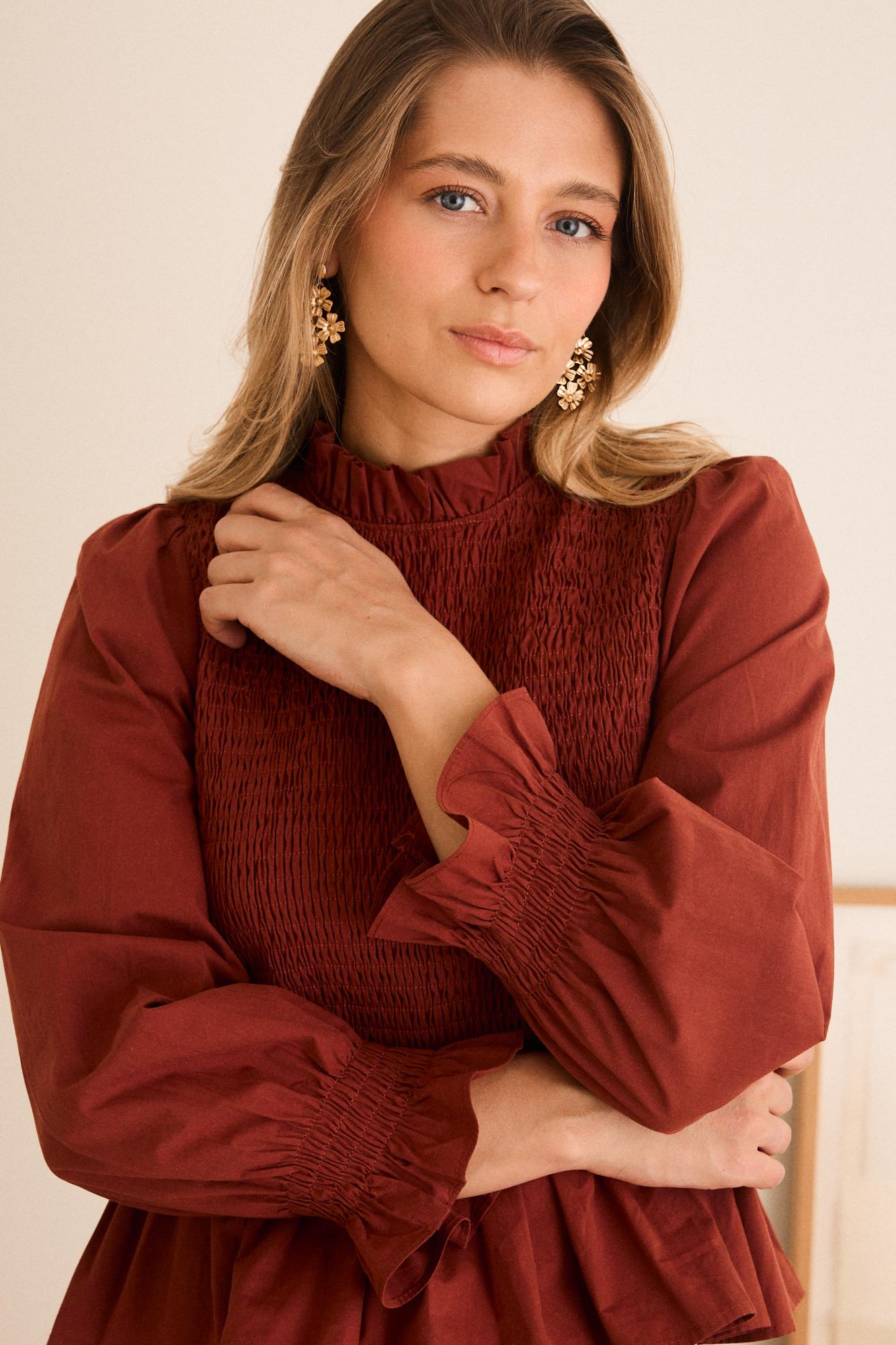 Rufina Honeycomb Blouse