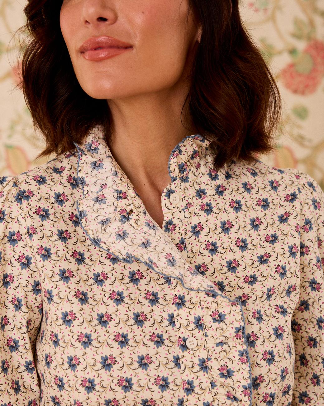 Greta Ruffle Shirt