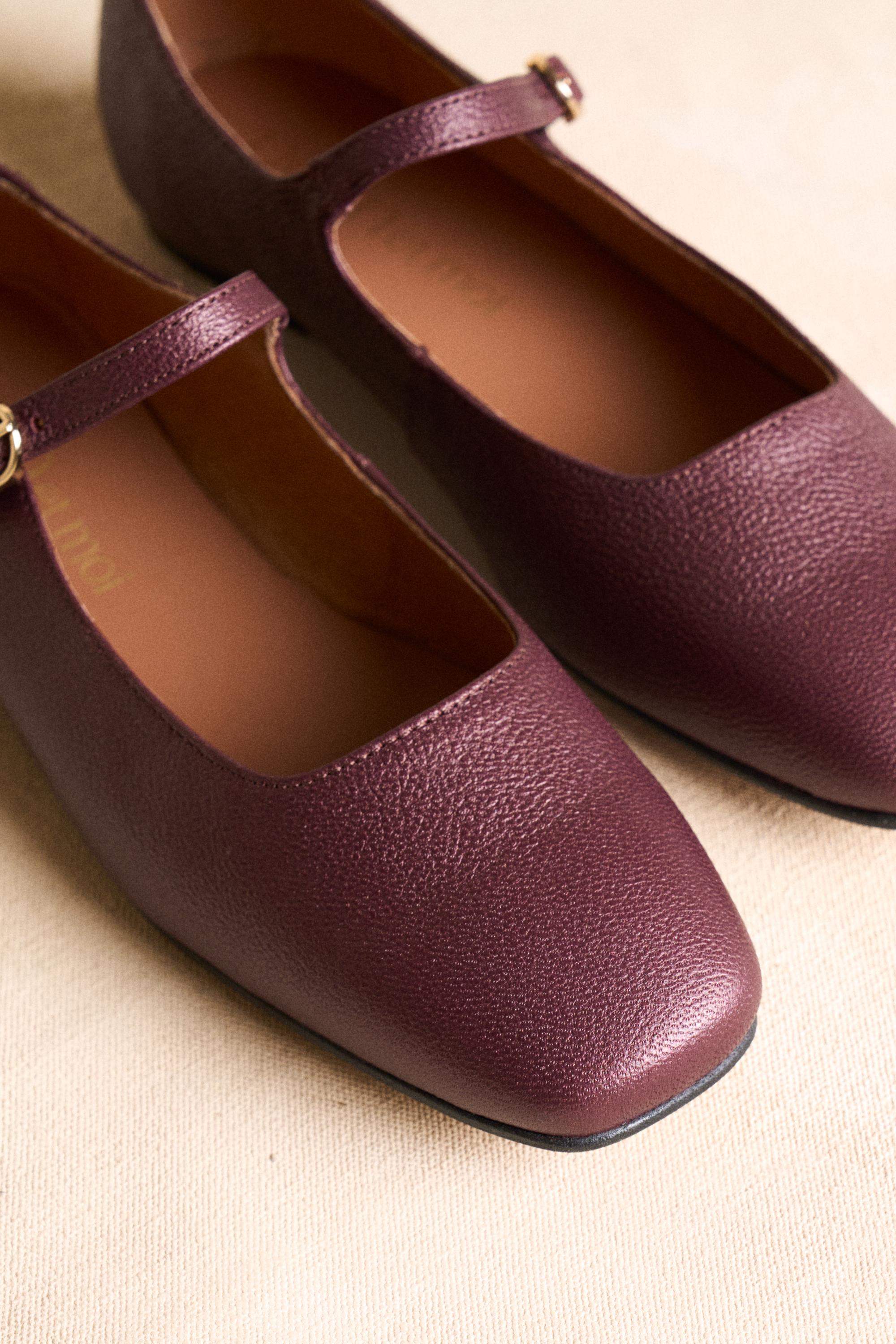 Mary Jane Burgundy Maelis