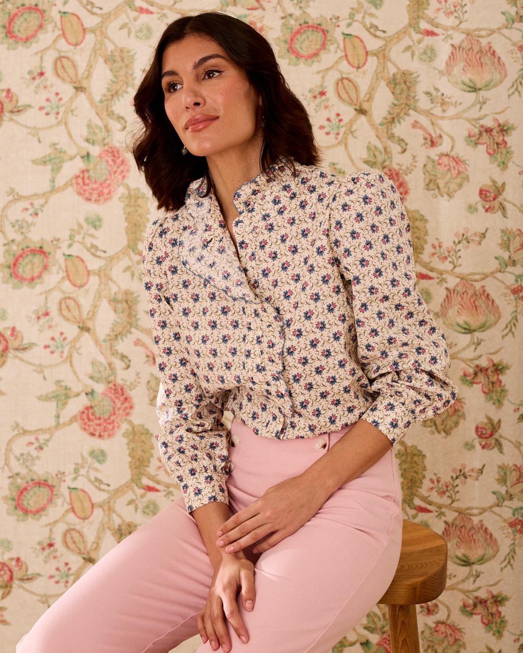 Greta Ruffle Shirt