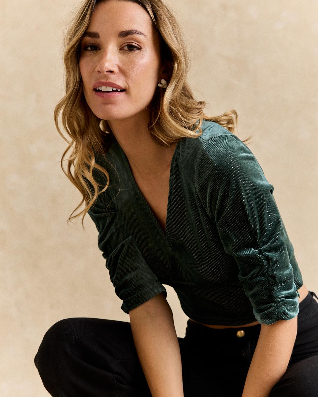 Katie Velvet Top