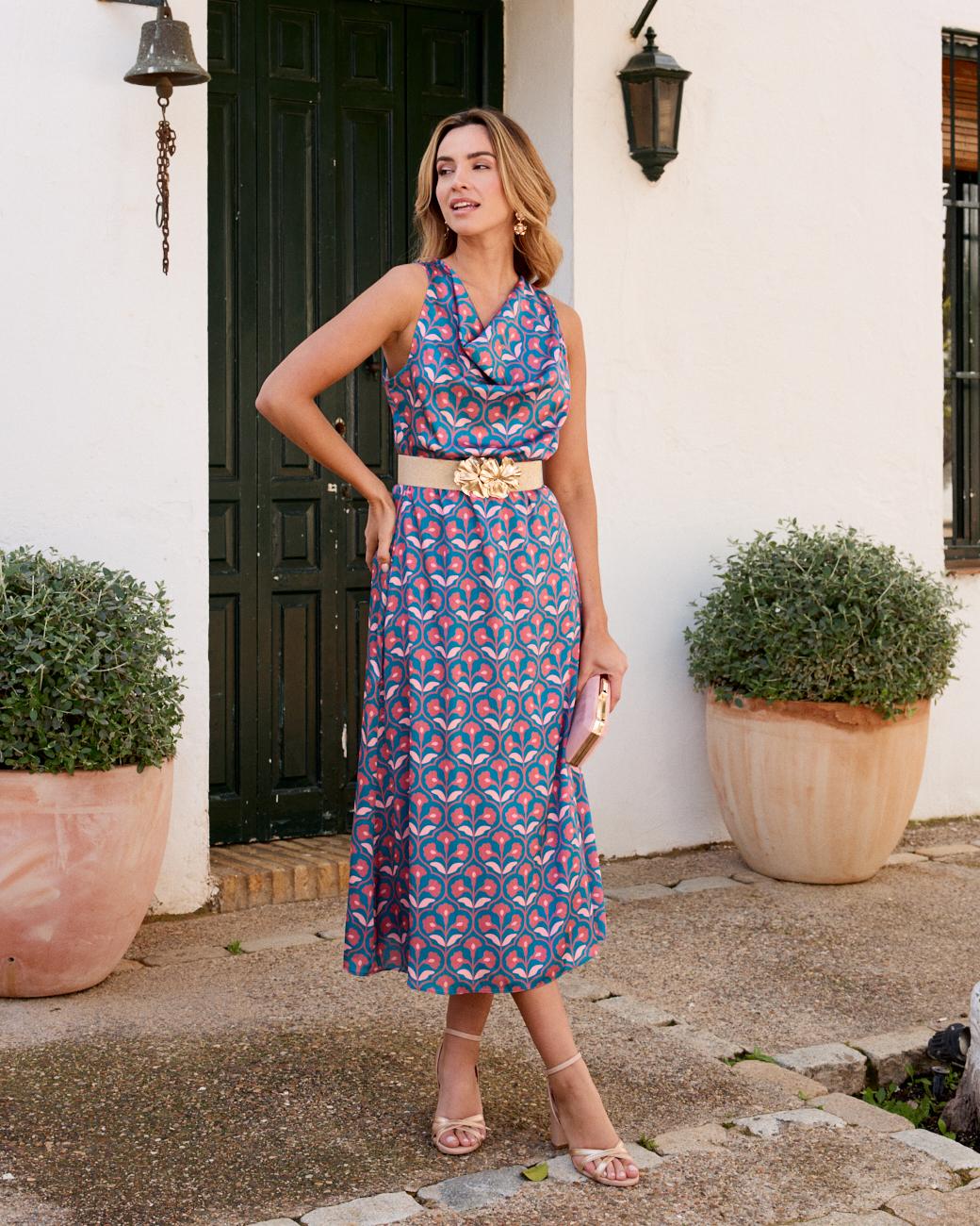 Arianna Print Dress