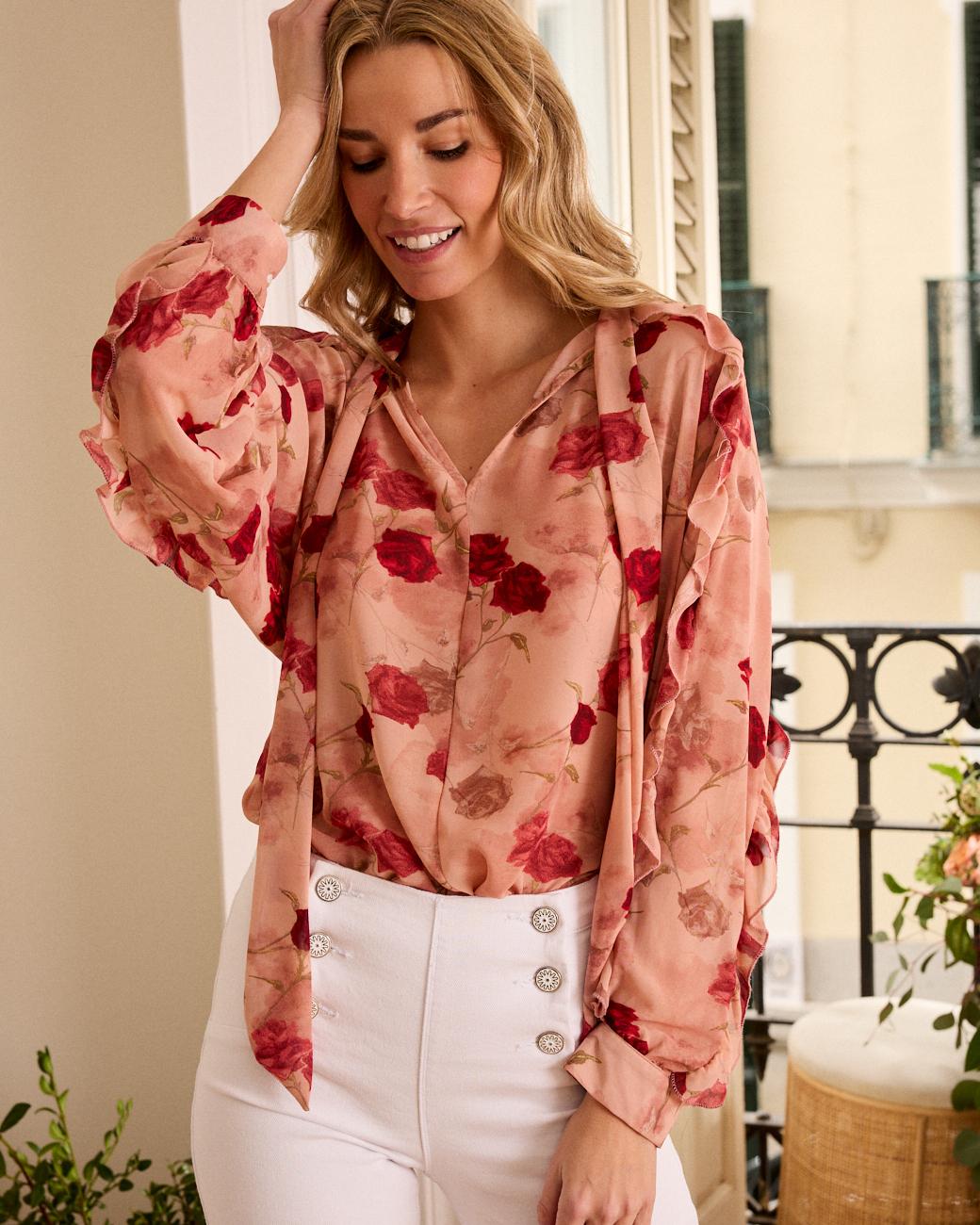 Sabrina Knot Blouse