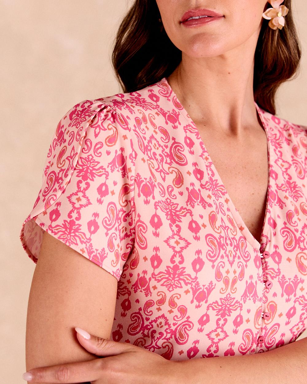 Damasco Flowers Dress