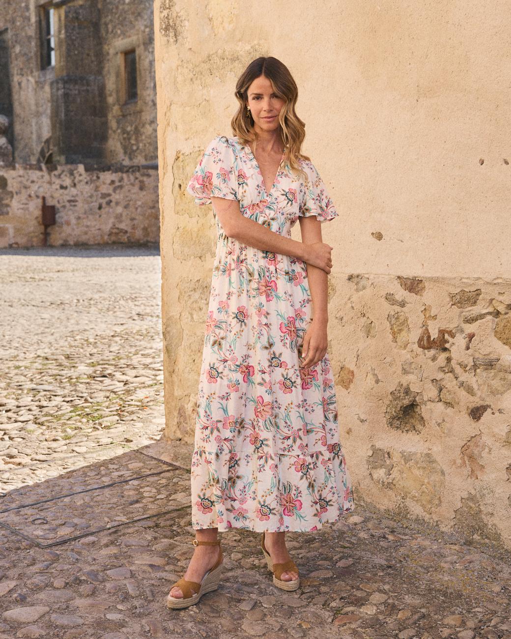 Galene Midi Dress