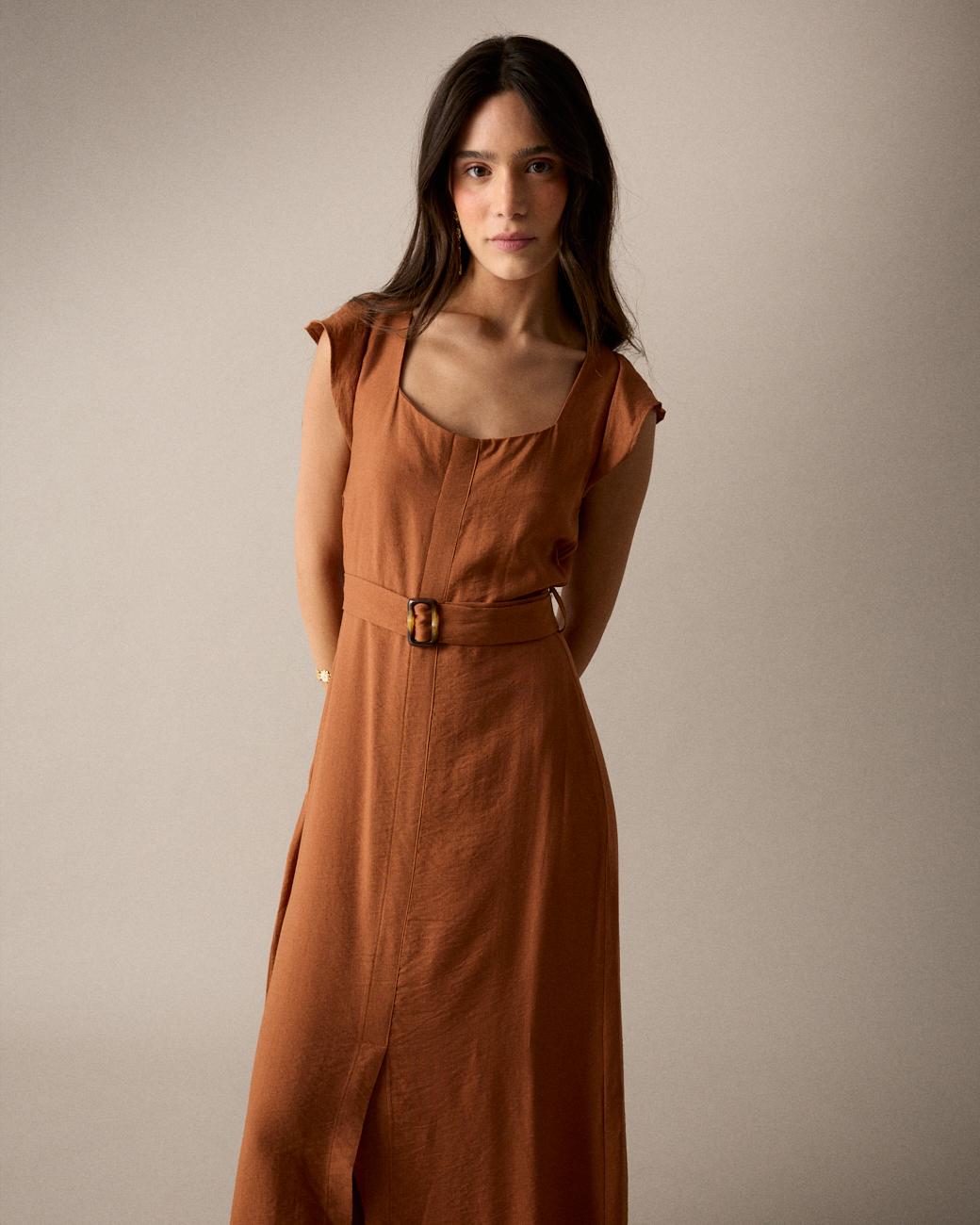 Lola Brown Dress