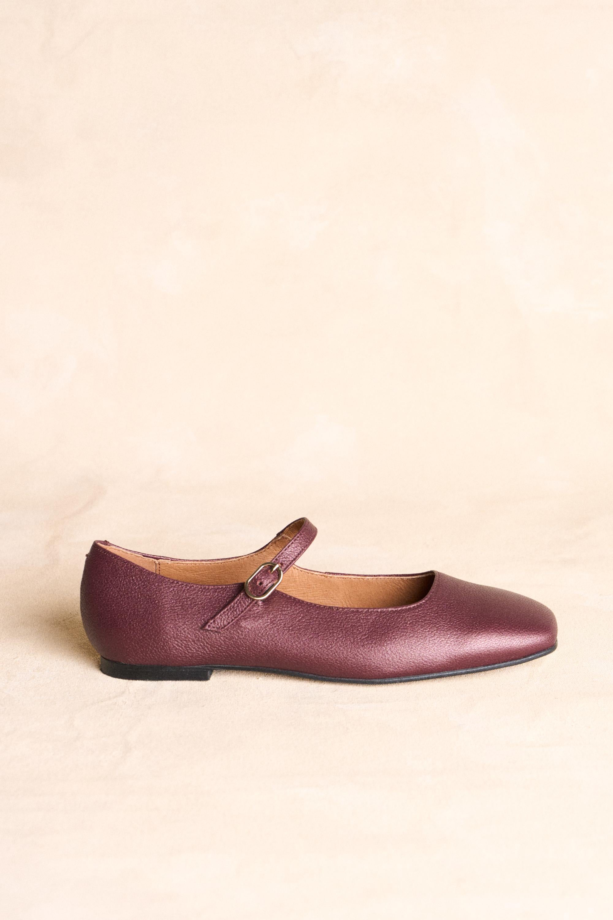 Mary Jane Burgundy Maelis