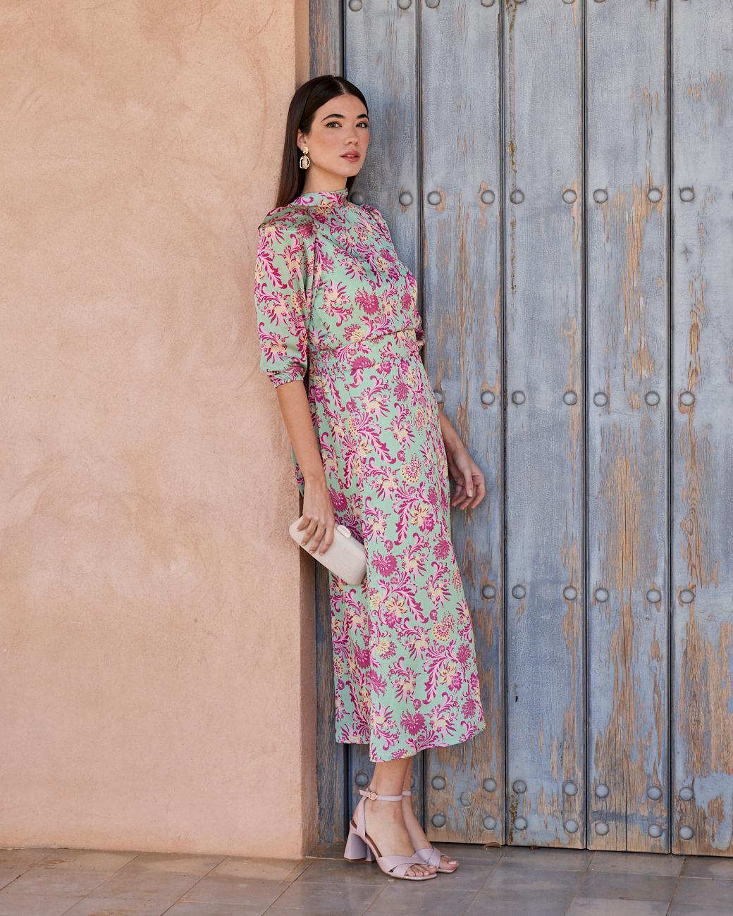 Eliana Print Dress