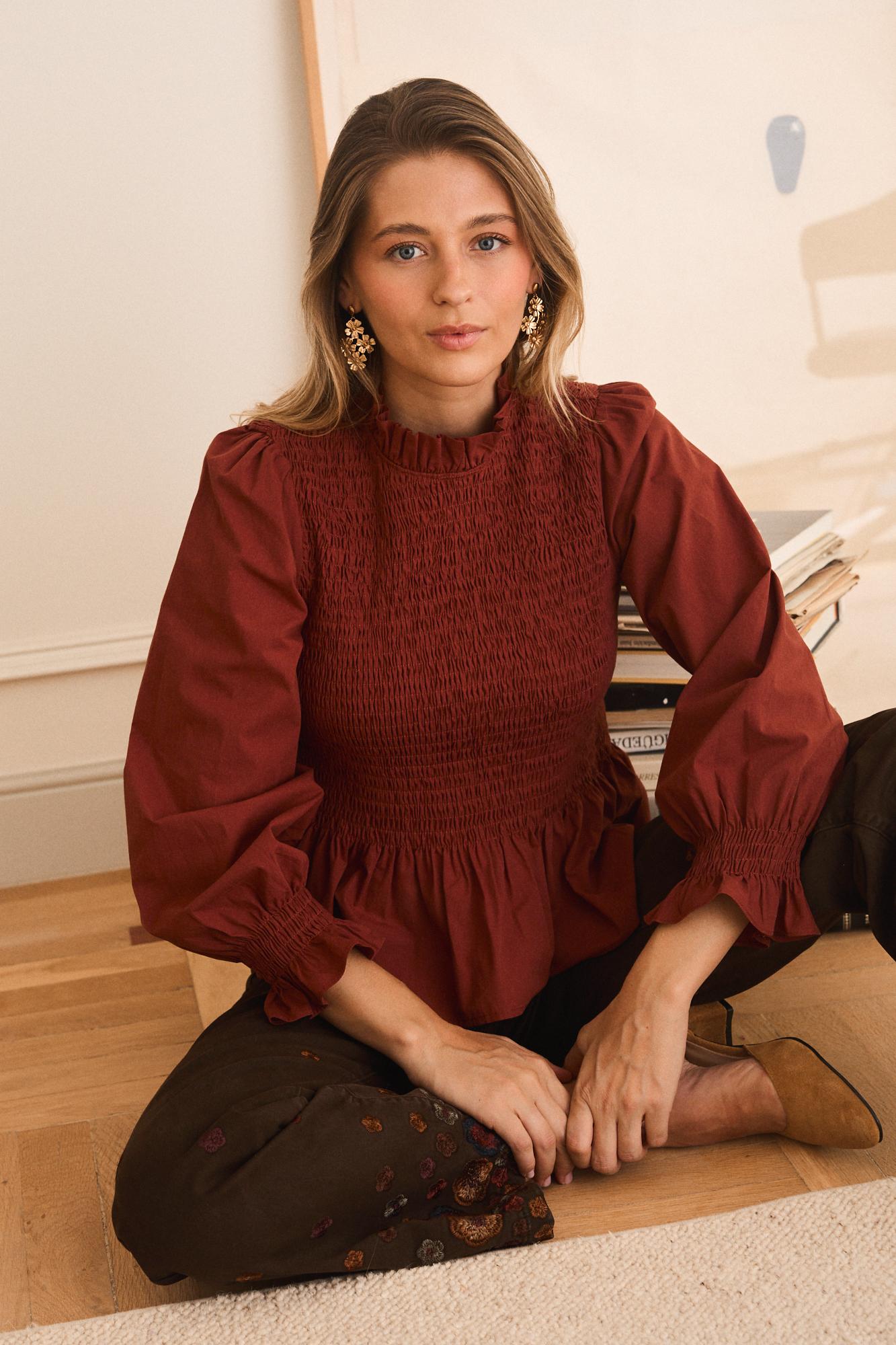 Rufina Honeycomb Blouse