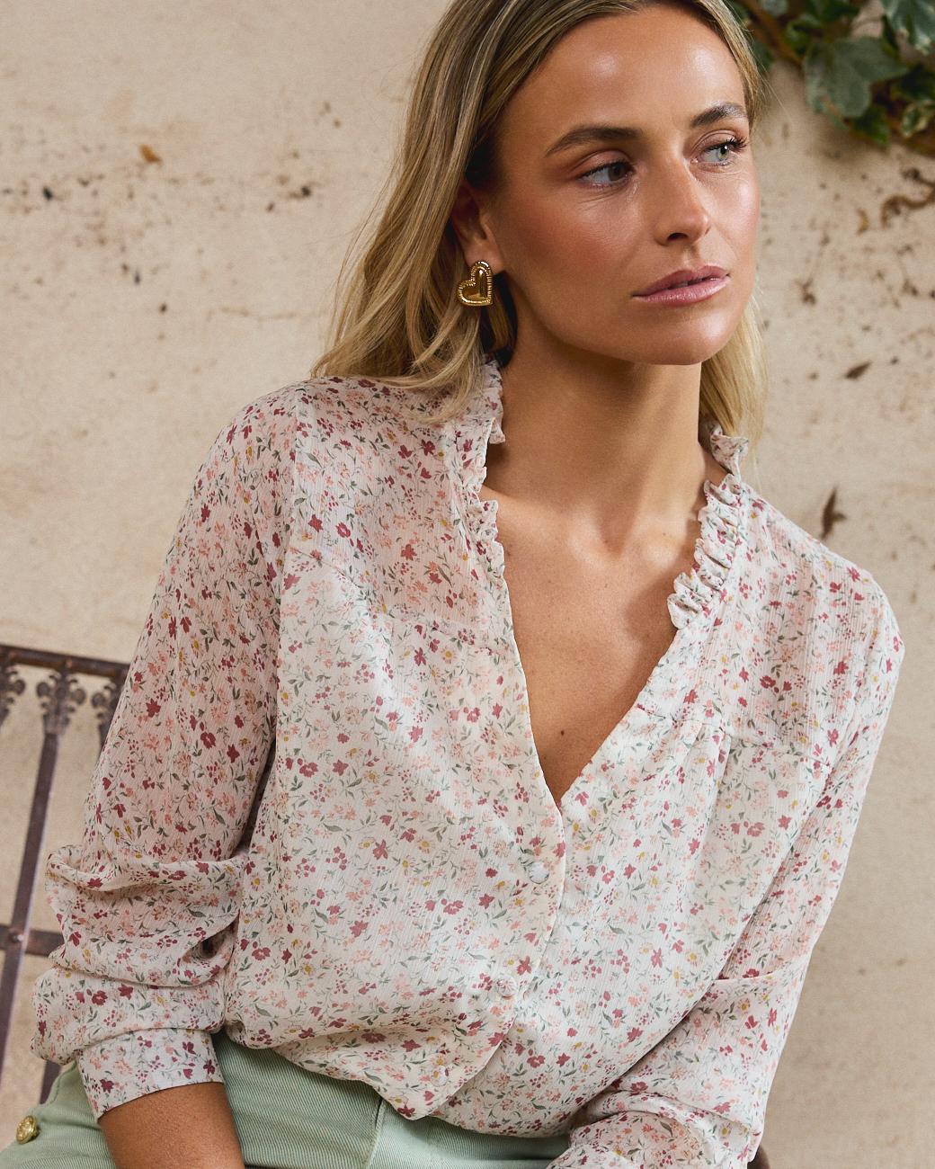 Magnolia Flowers Shirt