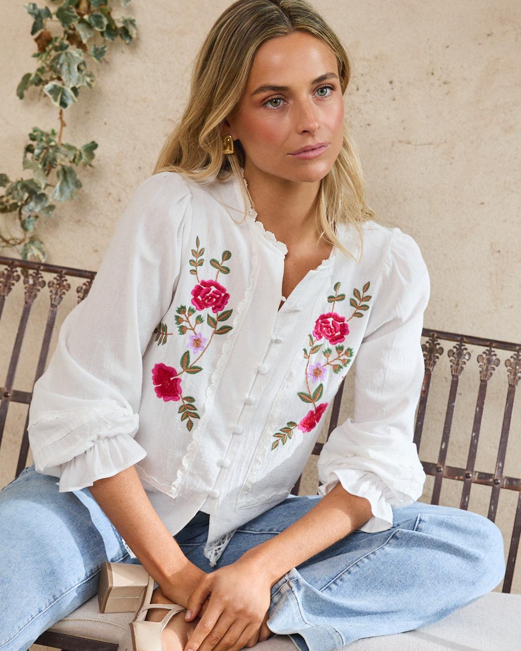Miriam Eyelet Blouse