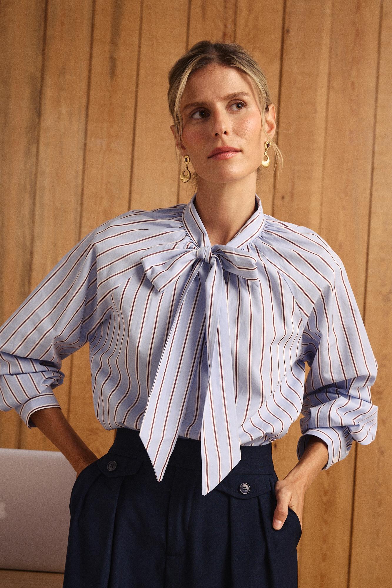 Giomar Striped Knot Shirt