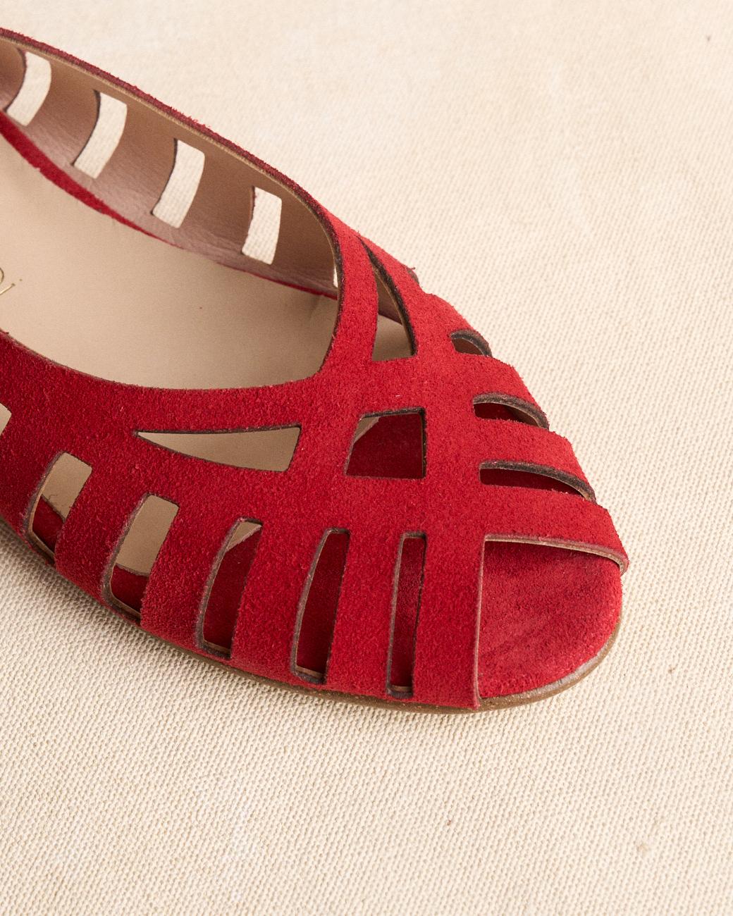 Raquel Cut-out Ballet Flats