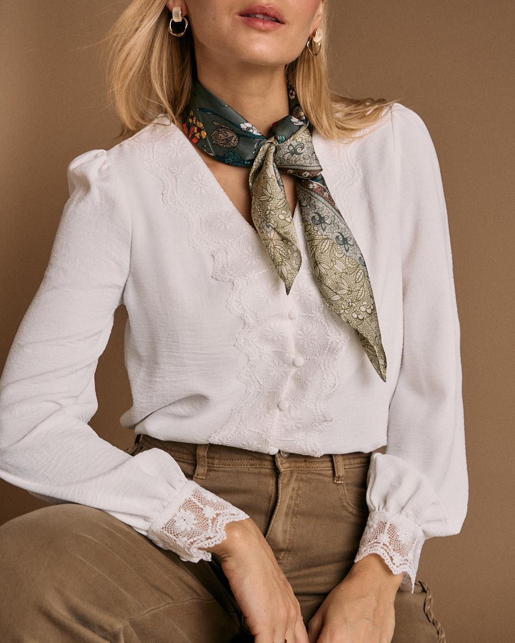 Greta Embroidered Detail Shirt
