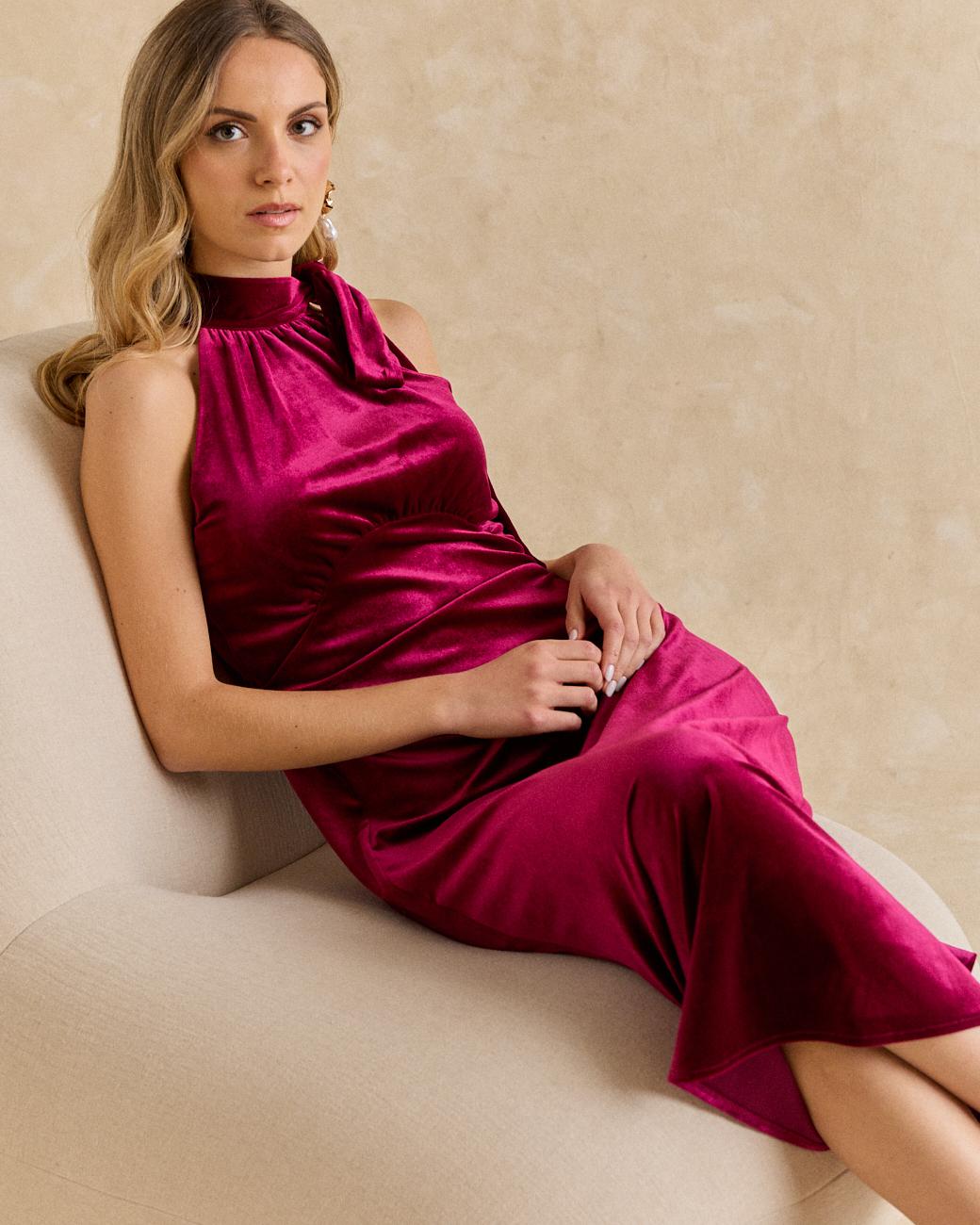 Iria Velvet Dress