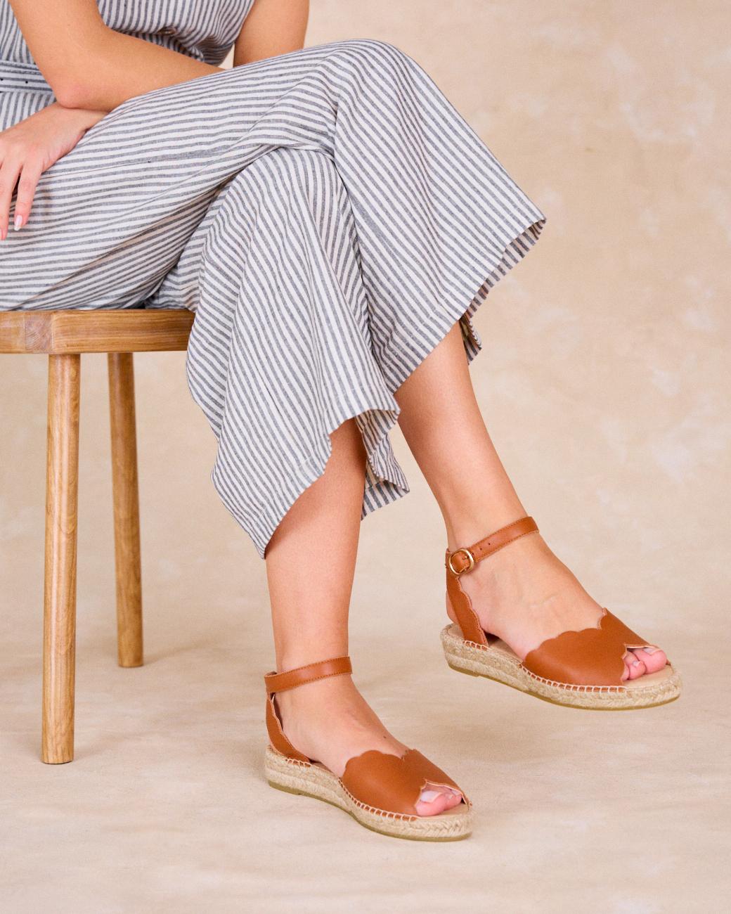 Issota Leather Espadrille