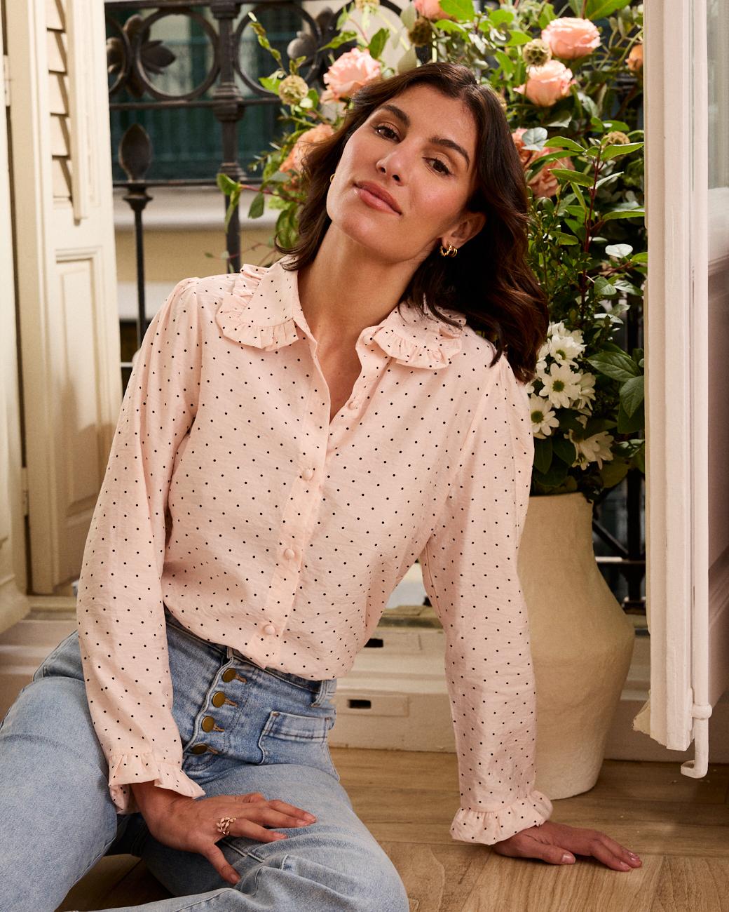 Ángela Polka Dot Shirt