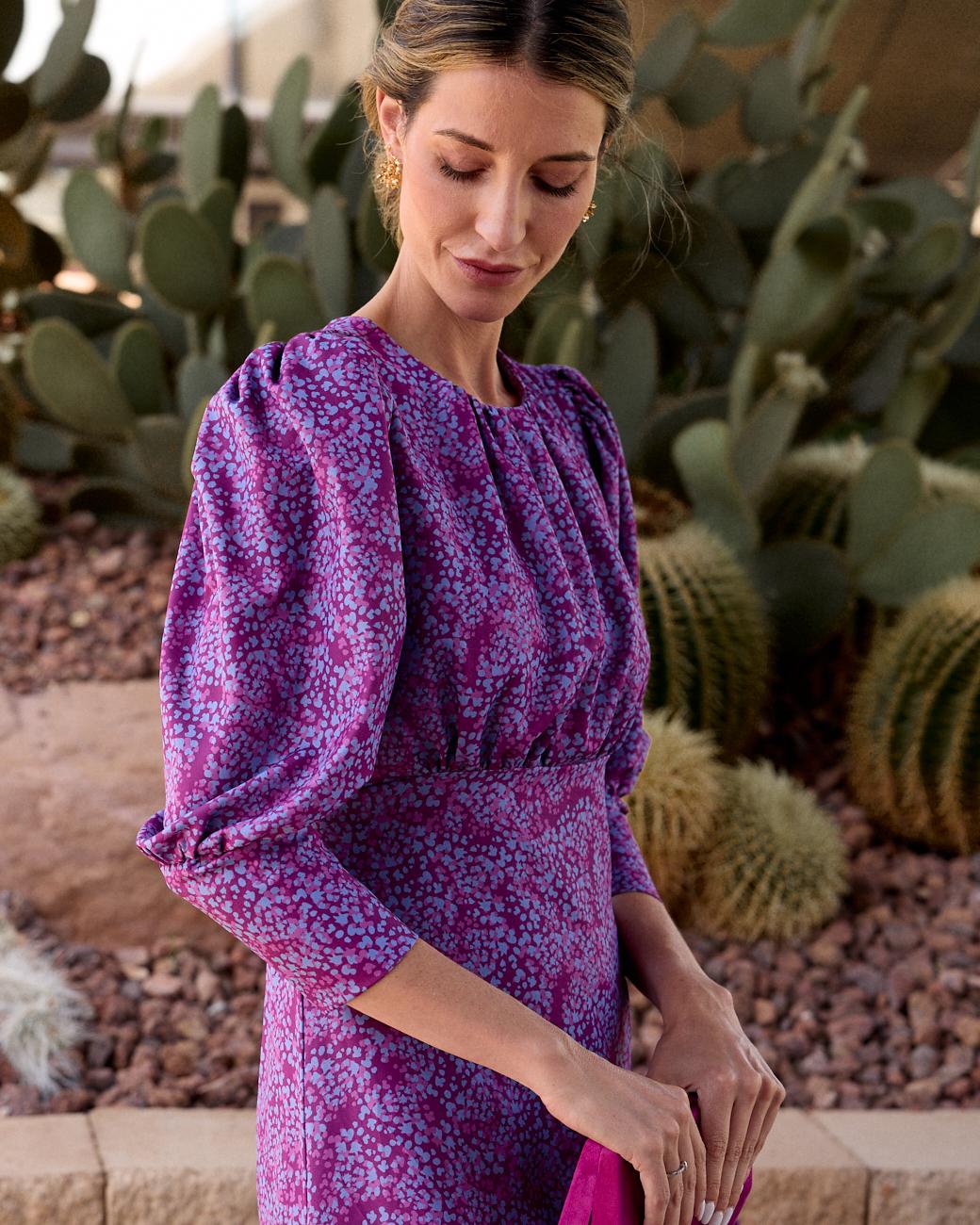 Lina Print Dress