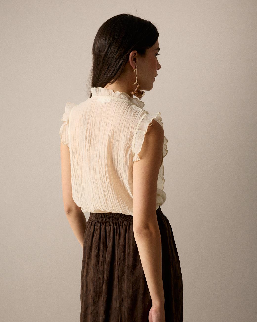 Irune Ruffle Shirt
