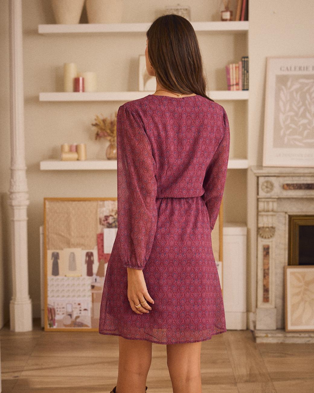 Maca Print Dress