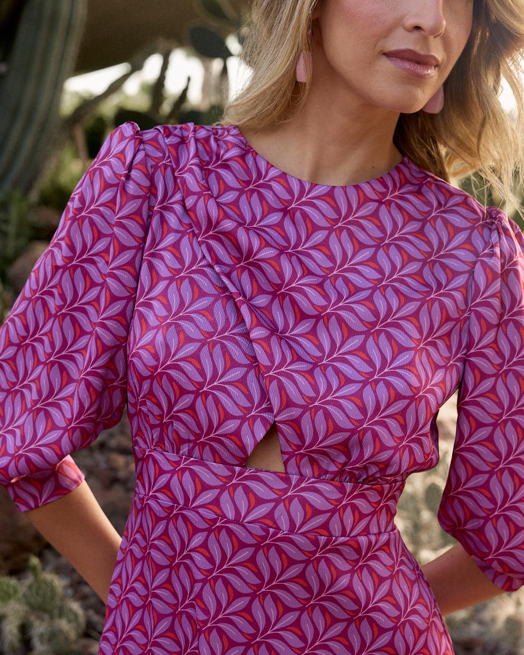 Maraba Print Dress