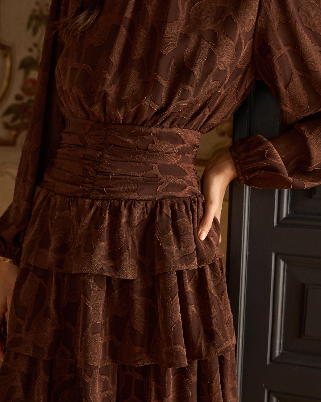 Marian High Neck Dress