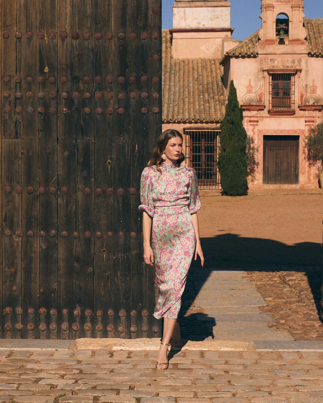 Eliana Print Dress