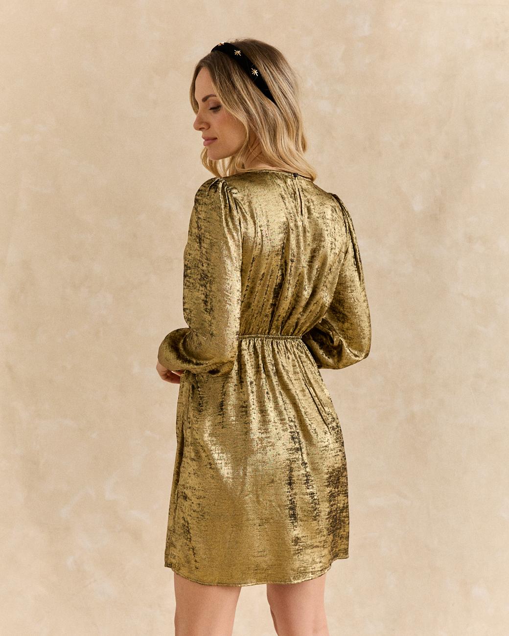 Melisa Golden Dress